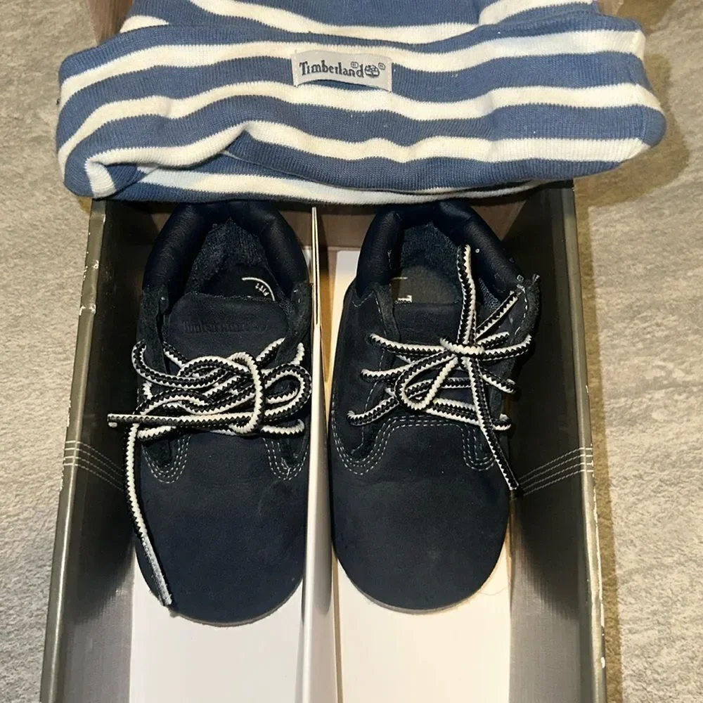 Infant Timberland boots navy blue size 3